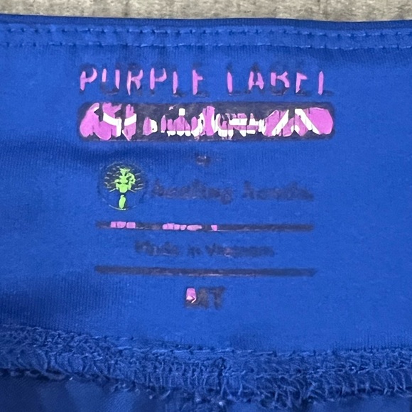 Galaxy Blue healing hands Scrub Pants 5 Pocket Purple Label 9133 Cargo Tori Yoga - Picture 7 of 7